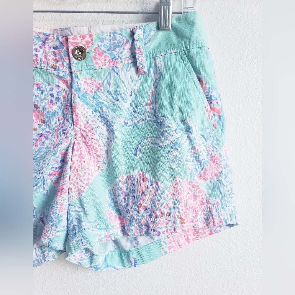 Lilly Pulitzer Callahan Shorts In Minty Fresh - Picture 3 of 10